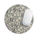 Hundred Dollar Bill// WaterProof Rubber Foam Backed Anti-Slip Mouse Pad for Home Work Office or Gaming Computer Desk