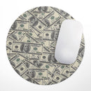 Hundred Dollar Bill// WaterProof Rubber Foam Backed Anti-Slip Mouse Pad for Home Work Office or Gaming Computer Desk