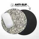 Hundred Dollar Bill// WaterProof Rubber Foam Backed Anti-Slip Mouse Pad for Home Work Office or Gaming Computer Desk