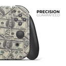 Hundred Dollar Bill // Skin Decal Wrap Kit for Nintendo Switch Console & Dock, Joy-Cons, Pro Controller, Lite, 3DS XL, 2DS XL, DSi, or Wii - Vinyl Skin Wrap for Nintendo Switch 2, OLED, Lite, Pro Controller, Wii & Classic Handhelds
