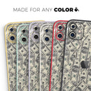 Hundred Dollar Bill - Skin-Kit compatible with the Apple iPhone 13, 13 Pro Max, 13 Mini, 13 Pro, iPhone 12, iPhone 11 (All iPhones Available)