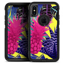 Hype Flourescent Summer Pineapple Pattern - Skin Kit for the iPhone OtterBox Cases