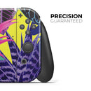 Hype Flourescent Summer Pineapple Pattern // Skin Decal Wrap Kit for Nintendo Switch Console & Dock, Joy-Cons, Pro Controller, Lite, 3DS XL, 2DS XL, DSi, or Wii - Vinyl Skin Wrap for Nintendo Switch 2, OLED, Lite, Pro Controller, Wii & Classic Handhelds