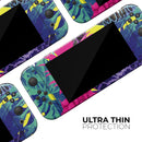 Hype Flourescent Summer Pineapple Pattern // Skin Decal Wrap Kit for Nintendo Switch Console & Dock, Joy-Cons, Pro Controller, Lite, 3DS XL, 2DS XL, DSi, or Wii - Vinyl Skin Wrap for Nintendo Switch 2, OLED, Lite, Pro Controller, Wii & Classic Handhelds