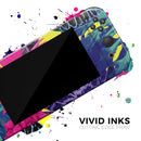 Hype Flourescent Summer Pineapple Pattern // Skin Decal Wrap Kit for Nintendo Switch Console & Dock, Joy-Cons, Pro Controller, Lite, 3DS XL, 2DS XL, DSi, or Wii - Vinyl Skin Wrap for Nintendo Switch 2, OLED, Lite, Pro Controller, Wii & Classic Handhelds
