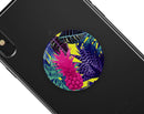 Hype Flourescent Summer Pineapple Pattern - Skin Kit for PopSockets and other Smartphone Extendable Grips & Stands