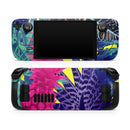 Hype Flourescent Summer Pineapple Pattern // Full Body Skin Decal Wrap Kit for the Steam Deck handheld gaming computer