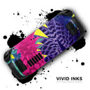 Hype Flourescent Summer Pineapple Pattern // Full Body Skin Decal Wrap Kit for the Steam Deck handheld gaming computer