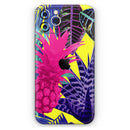 Hype Flourescent Summer Pineapple Pattern  - Protective Skin Wrap & Decal – Compatible with iPhone SE to iPhone 17 Pro Max (All Models)