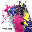 Hype Flourescent Summer Pineapple Pattern  - Protective Skin Wrap & Decal – Compatible with iPhone SE to iPhone 17 Pro Max (All Models)