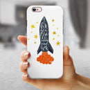 I Love You To The Moon And Back iPhone 6/6s or 6/6s Plus 2-Piece Hybrid INK-Fuzed Case