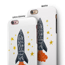 I Love You To The Moon And Back iPhone 6/6s or 6/6s Plus 2-Piece Hybrid INK-Fuzed Case