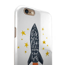 I Love You To The Moon And Back iPhone 6/6s or 6/6s Plus 2-Piece Hybrid INK-Fuzed Case