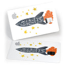 I Love You To The Moon And Back - Premium Protective Decal Skin-Kit for the Apple Credit Card