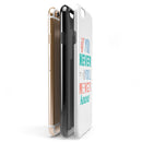 If You Never Try You Never Know iPhone 6/6s or 6/6s Plus 2-Piece Hybrid INK-Fuzed Case