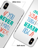 If You Never Try You Never Know - iPhone X Clipit Case