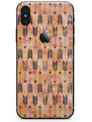 Igneous Black Tribal Arrow Pattern - iPhone X Skin-Kit