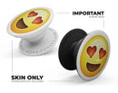 In Love Emoticon Emoji - Skin Kit for PopSockets and other Smartphone Extendable Grips & Stands