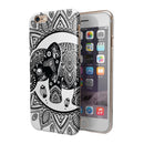 Indian Mandala Elephant iPhone 6/6s or 6/6s Plus 2-Piece Hybrid INK-Fuzed Case