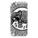 Indian Mandala Elephant iPhone 6/6s or 6/6s Plus 2-Piece Hybrid INK-Fuzed Case
