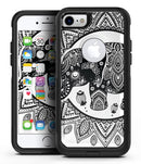 Indian Mandala Elephant - iPhone 7 or 7 Plus Commuter Case Skin Kit