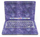 Indigo Watercolor Cross Hatch - MacBook Air Skin Kit