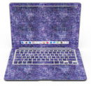 Indigo Watercolor Cross Hatch - MacBook Air Skin Kit