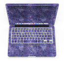 Indigo Watercolor Cross Hatch - MacBook Pro with Retina Display Full-Coverage Skin Kit