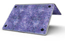 Indigo Watercolor Cross Hatch - MacBook Pro with Retina Display Full-Coverage Skin Kit