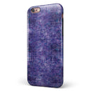 Indigo Watercolor Cross Hatch iPhone 6/6s or 6/6s Plus 2-Piece Hybrid INK-Fuzed Case