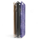 Indigo Watercolor Cross Hatch iPhone 6/6s or 6/6s Plus 2-Piece Hybrid INK-Fuzed Case