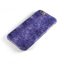 Indigo Watercolor Cross Hatch iPhone 6/6s or 6/6s Plus 2-Piece Hybrid INK-Fuzed Case
