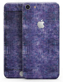 Indigo Watercolor Cross Hatch - Skin-kit for the iPhone 8 or 8 Plus