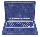 Indigo Watercolor Polka Dots - MacBook Air Skin Kit