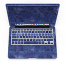 Indigo Watercolor Polka Dots - MacBook Pro with Retina Display Full-Coverage Skin Kit