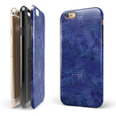 Indigo Watercolor Polka Dots iPhone 6/6s or 6/6s Plus 2-Piece Hybrid INK-Fuzed Case