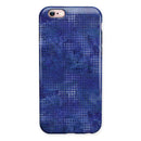 Indigo Watercolor Polka Dots iPhone 6/6s or 6/6s Plus 2-Piece Hybrid INK-Fuzed Case