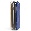 Indigo Watercolor Polka Dots iPhone 6/6s or 6/6s Plus 2-Piece Hybrid INK-Fuzed Case