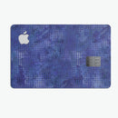 Indigo Watercolor Polka Dots - Premium Protective Decal Skin-Kit for the Apple Credit Card