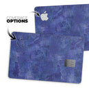 Indigo Watercolor Polka Dots - Premium Protective Decal Skin-Kit for the Apple Credit Card