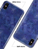 Indigo Watercolor Polka Dots - iPhone X Clipit Case