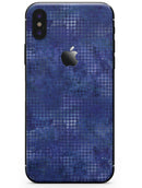 Indigo Watercolor Polka Dots - iPhone X Skin-Kit
