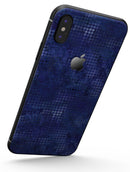 Indigo Watercolor Polka Dots - iPhone X Skin-Kit