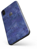 Indigo Watercolor Polka Dots - iPhone X Skin-Kit