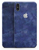 Indigo Watercolor Polka Dots - iPhone X Skin-Kit
