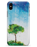 Individual Tree Splatter - iPhone X Clipit Case
