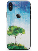 Individual Tree Splatter - iPhone X Skin-Kit