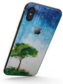 Individual Tree Splatter - iPhone X Skin-Kit