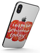 Inspire Someone Today - iPhone X Skin-Kit