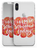 Inspire Someone Today - iPhone X Skin-Kit